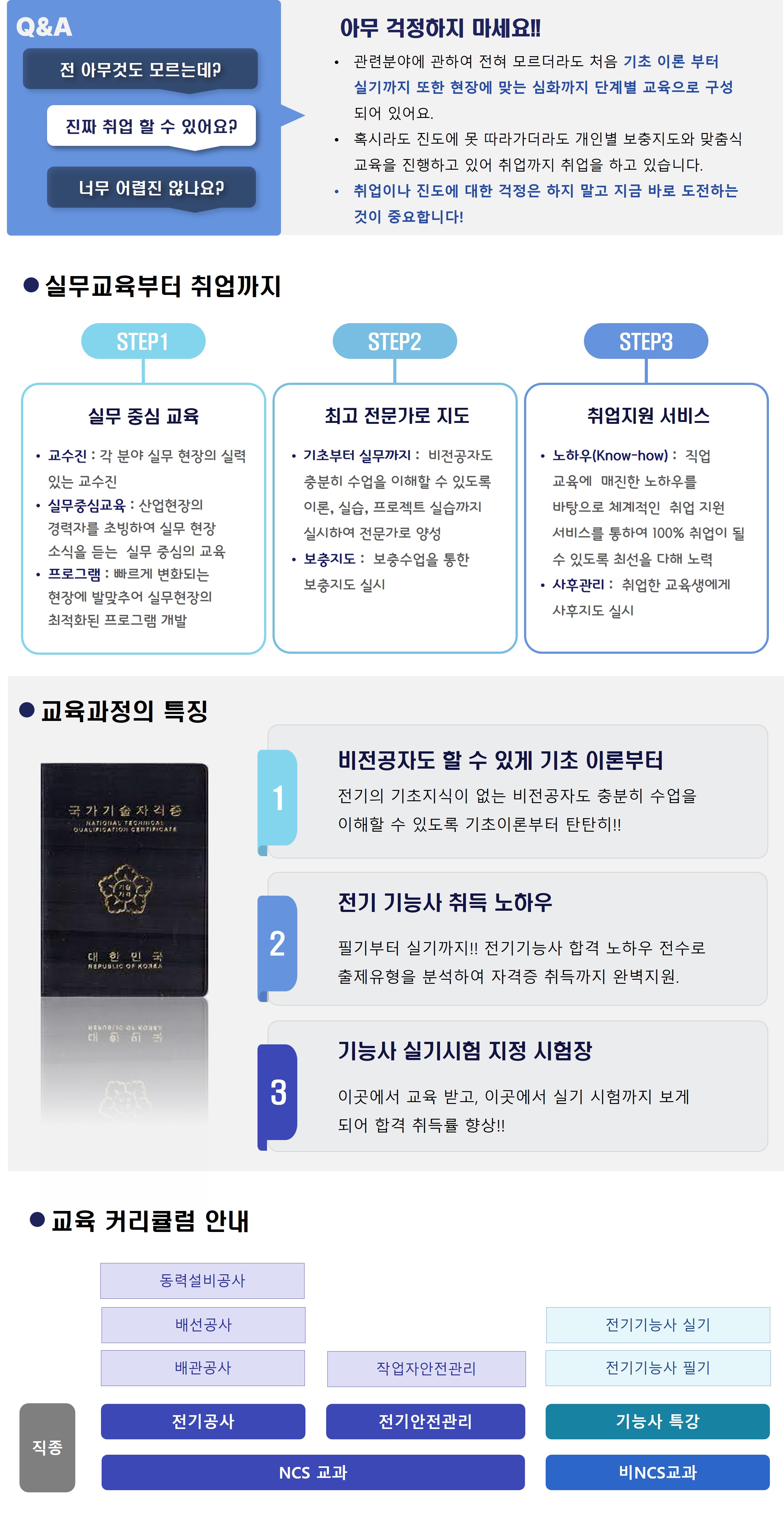 전기기능사 취득과정(필기+실기)